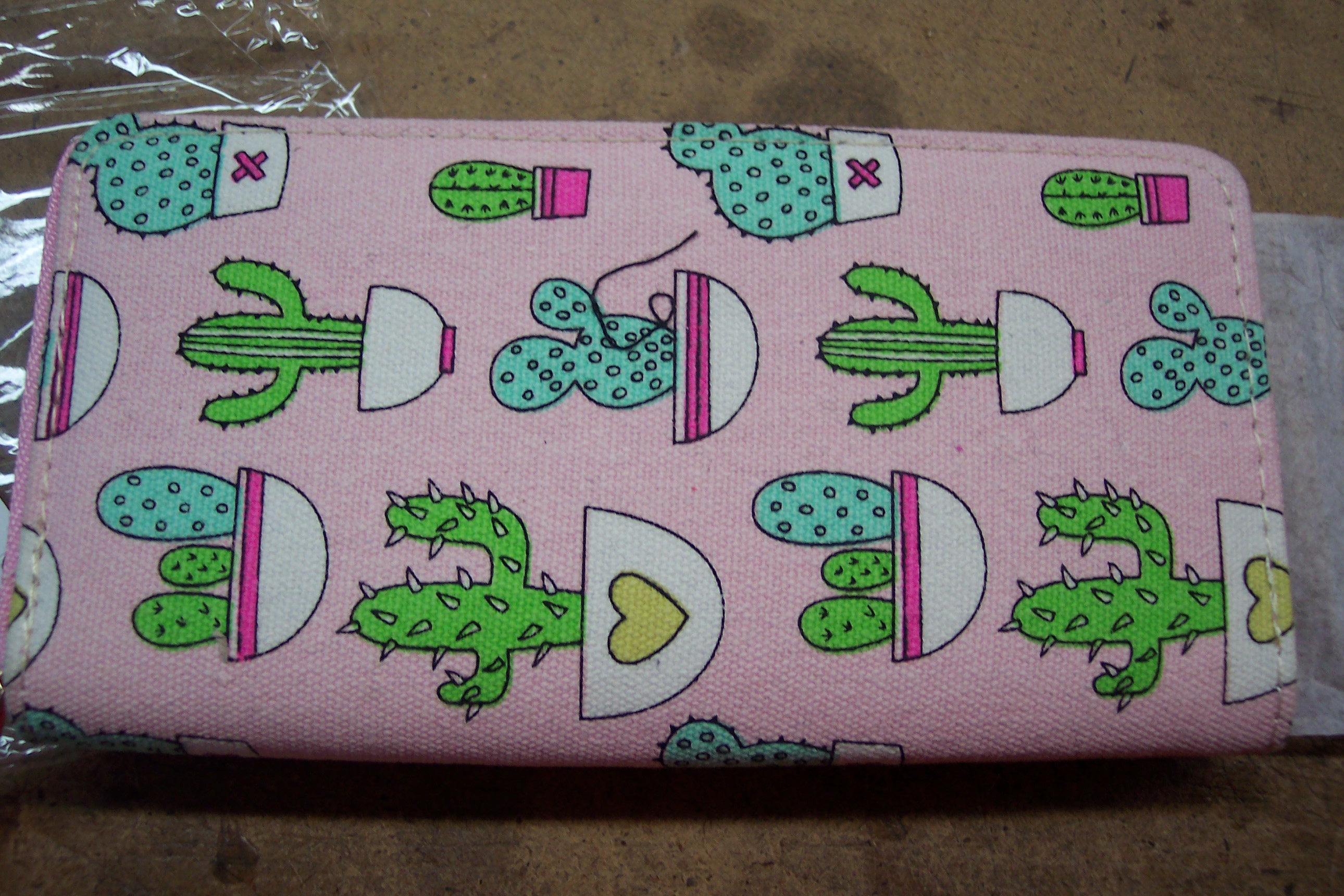 WA0051-1 CUTE CACTUS WALLET