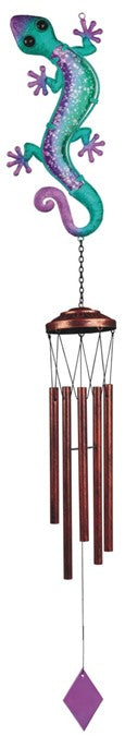 40" GRN LIZARD CHIME