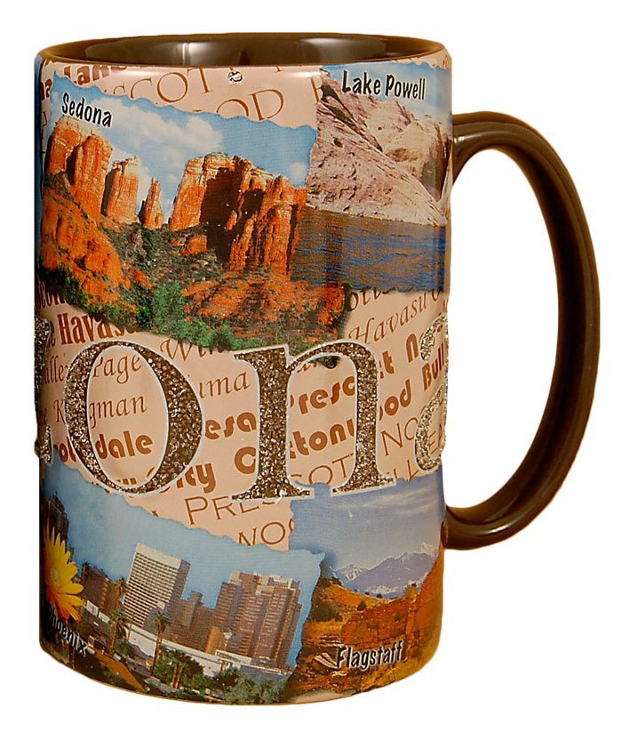 ARIZONA TALL ETCHED MUG