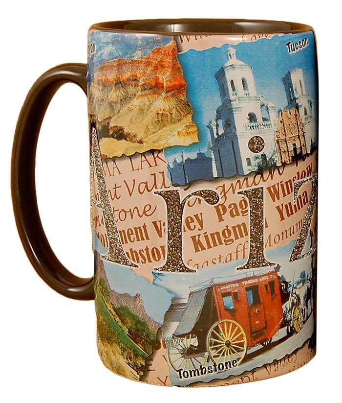 ARIZONA TALL ETCHED MUG