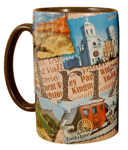 ARIZONA TALL ETCHED MUG